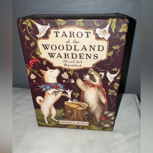 NIB tarot card set CUTE wardens of the woodlands Raccoon animals - Picture 1 of 2